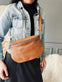 Bumbag Leona – Small cognac - VIAMAJA.DK