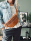 Bumbag LINA – Raw cognac - VIAMAJA.DK