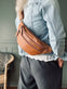 Bumbag LINA – Raw cognac - VIAMAJA.DK