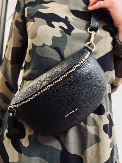 Bumbag Liva - Black / Gold - VIAMAJA.DK