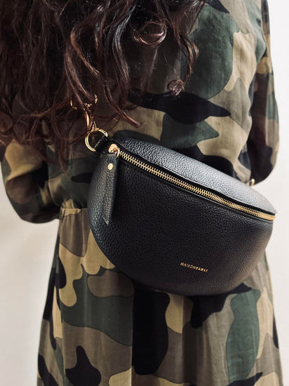 Bumbag Liva - Black / Gold - VIAMAJA.DK