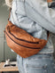 Bumbag LOCK - Cognac - VIAMAJA.DK