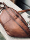 Bumbag LOCK - Dark cognac - VIAMAJA.DK