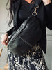 Bumbag m. kontrast – XL Svart