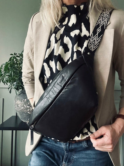 Bumbag m. Lux rem - Black - VIAMAJA.DK