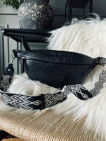Bumbag m. Lux rem - Black - VIAMAJA.DK