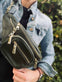 Bumbag MAY - Dark green med Guld - VIAMAJA.DK