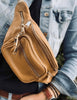 Bumbag MAY med gullglidelås – lær