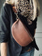 Bumbag med luxrem - Dark brown - VIAMAJA.DK