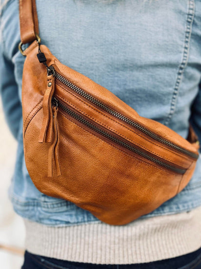 Bumbag No.9 Cognac - VIAMAJA.DK