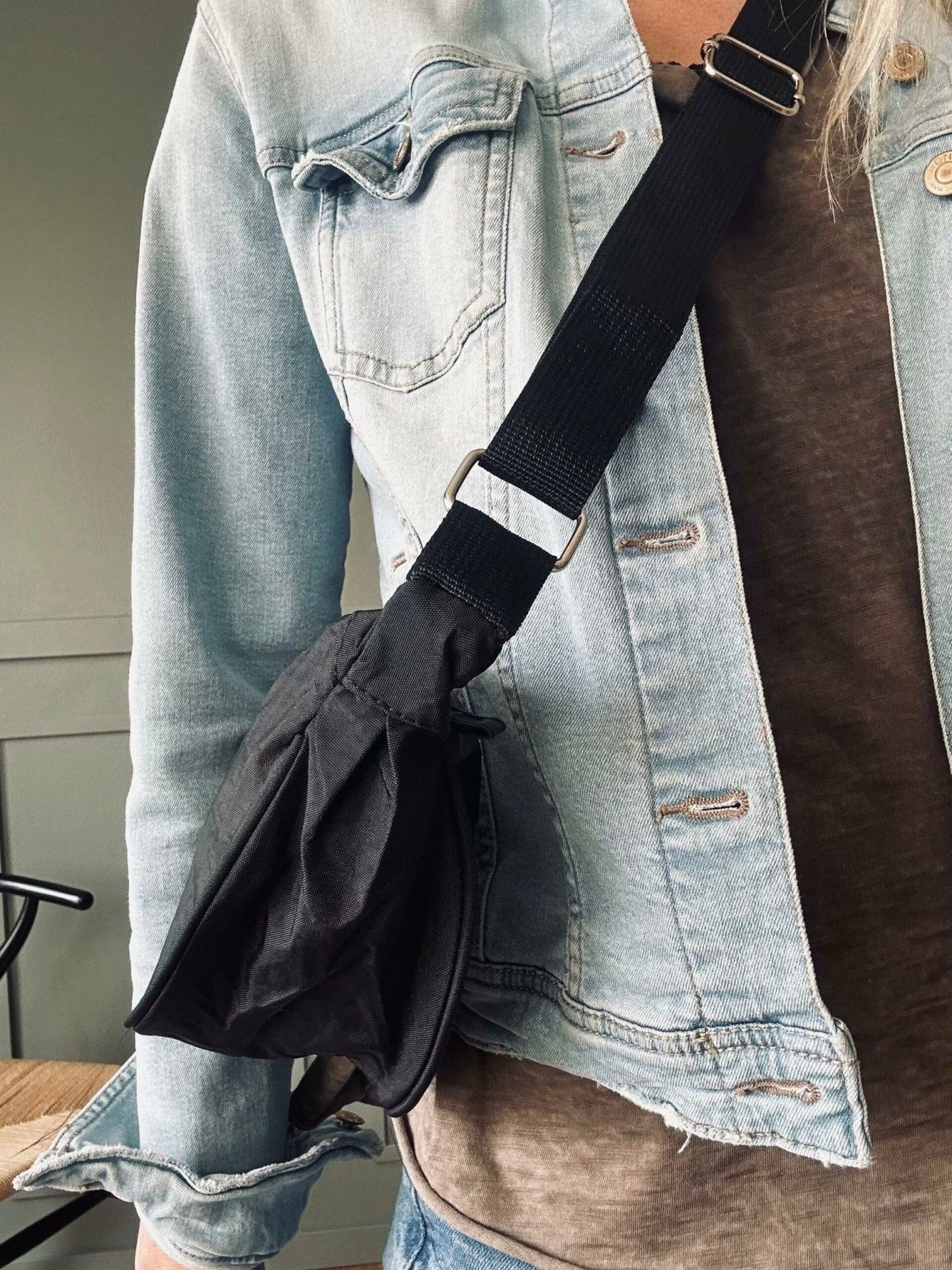 Bumbag nylon – Black - VIAMAJA.DK