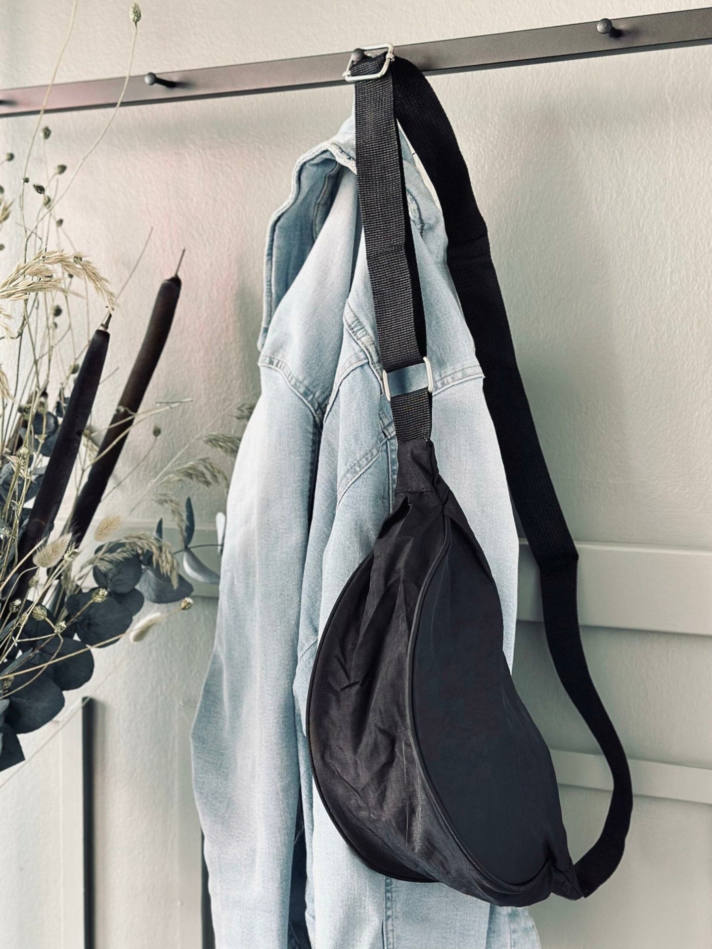 Bumbag nylon – Black - VIAMAJA.DK