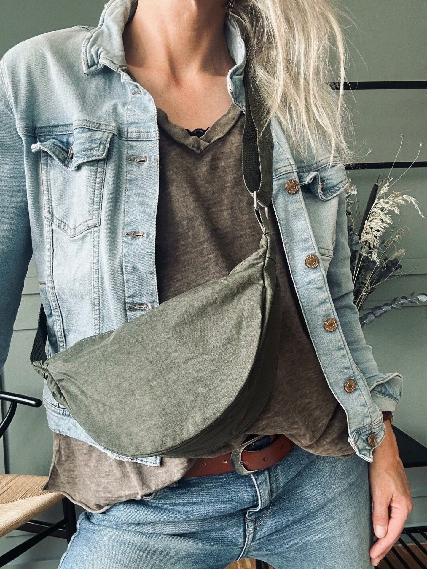 Bumbag nylon – Kaki - VIAMAJA.DK
