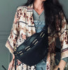 Bumbag Paula Gold i mykt lammeskinn