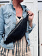 Bumbag ROCKET SMALL- Sort lammeskind - VIAMAJA.DK