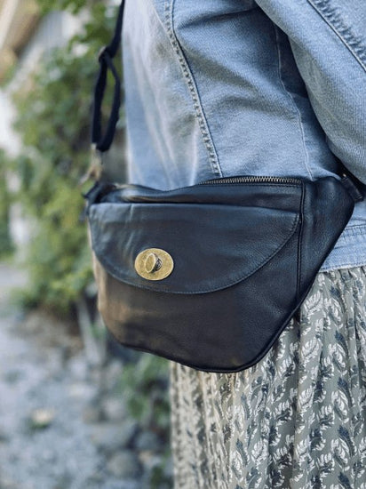 Bumbag ROSSA – Cognac - VIAMAJA.DK