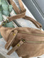 Bumbag Ruskind Beige - VIAMAJA.DK