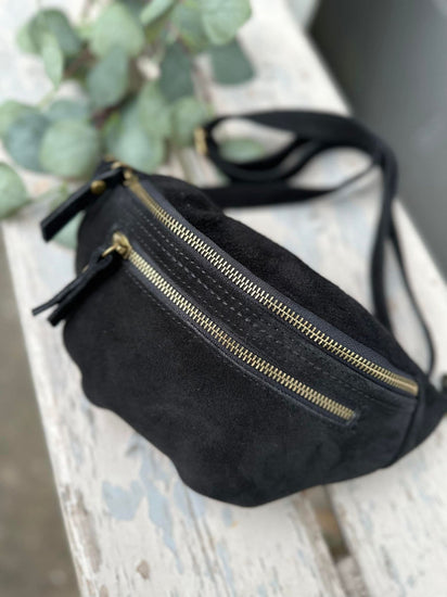 Bumbag Ruskind Black - VIAMAJA.DK