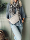 Bumbag silver grey leather - VIAMAJA.DK