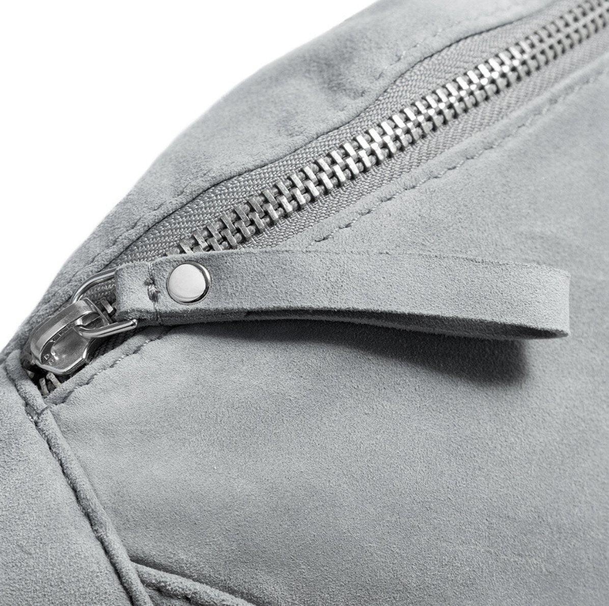 Bumbag silver grey leather - VIAMAJA.DK