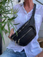 Bumbag SOLO - Black leather - VIAMAJA.DK