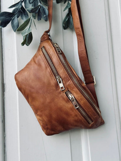 Bumbag SPRING Cognac - VIAMAJA.DK