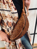 Bumbag - Unikt cognac flettemønster