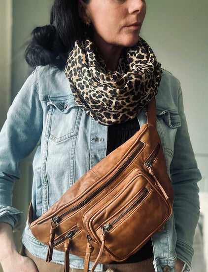Bumbag – VINTAGE cognac - VIAMAJA.DK