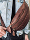 Bumbag washed cow – Brown - VIAMAJA.DK