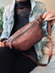 Bumbag washed cow – Brown - VIAMAJA.DK