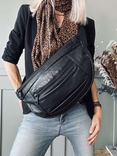 Bumbag XL MIRA – Black - VIAMAJA.DK