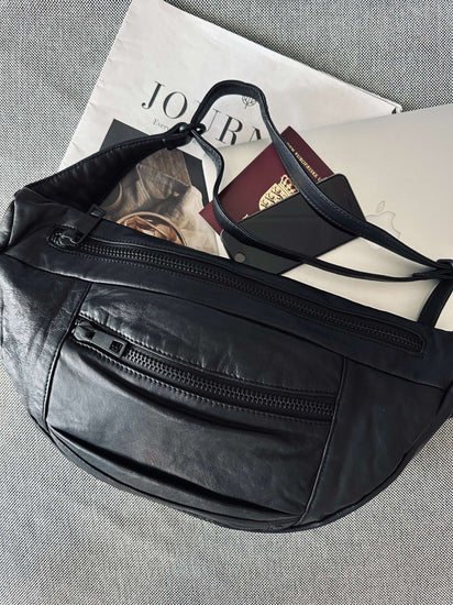 Bumbag XL MIRA – Black - VIAMAJA.DK