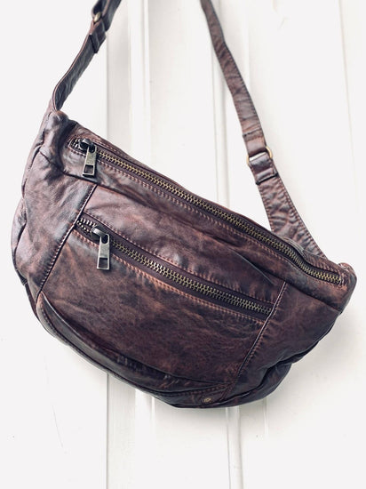 Bumbag XL MIRA - Brown - VIAMAJA.DK