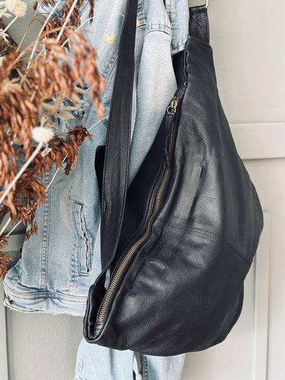 Bumbag XL Raw - Black m. Gunmetal - VIAMAJA.DK