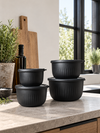 Oppbevaringsbokser Black – Sett med 4 stk.