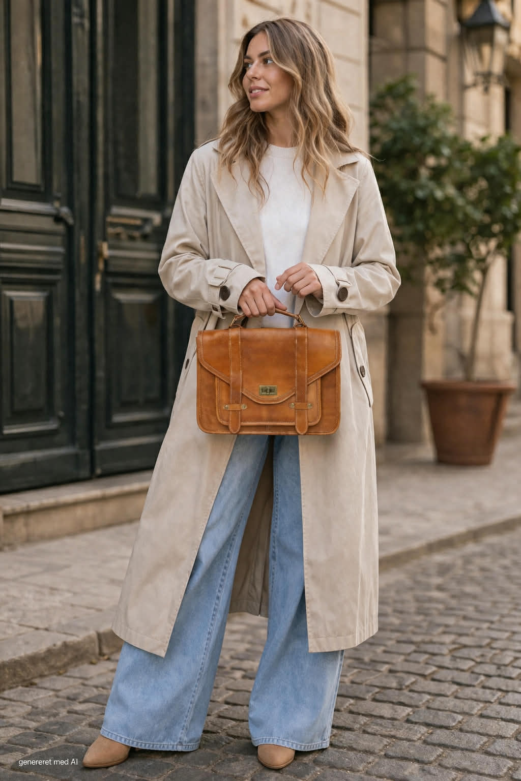 Veske Hallie – Cognac