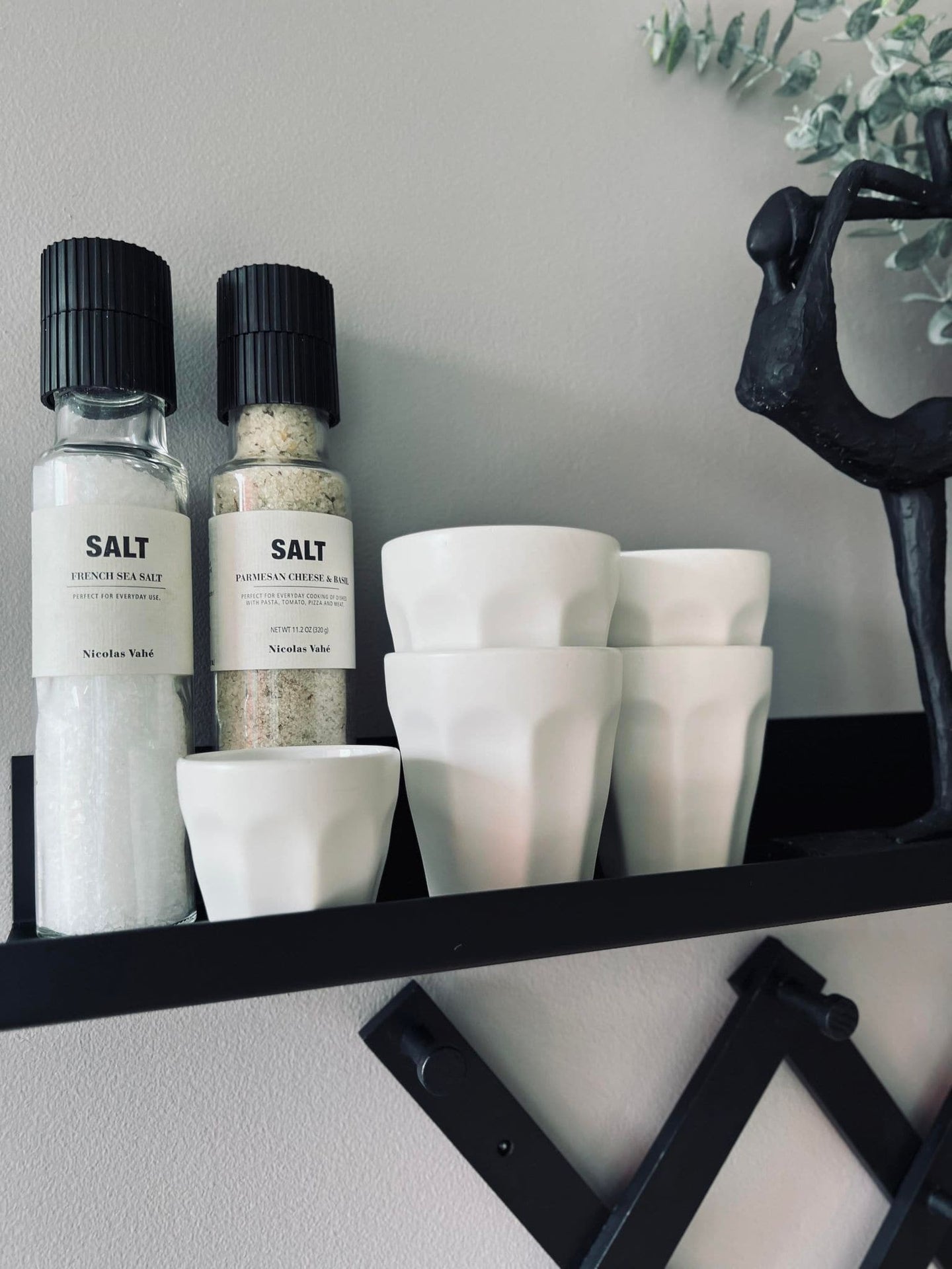 Cafe´ krus 250 ml - Hvid porcelæn 4 stk - VIAMAJA.DK