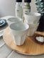 Cafe´ krus 250 ml - Hvid porcelæn 4 stk - VIAMAJA.DK