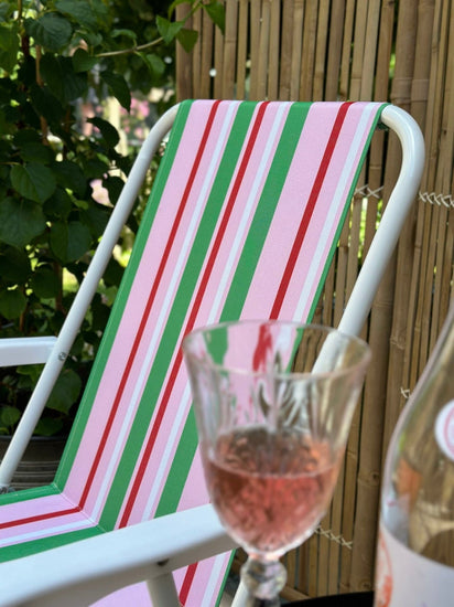 Campingstol Grøn / pink - VIAMAJA.DK