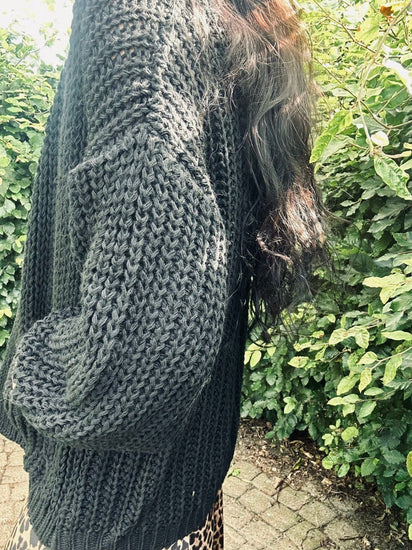 Cardigan Emma black - VIAMAJA.DK