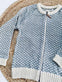 Cardigan i merinould - Iris blue M - VIAMAJA.DK