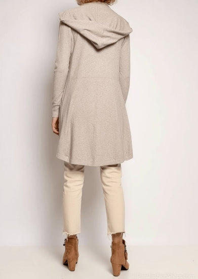 Cardigan / Jakke – Soft taupe - VIAMAJA.DK