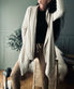 Cardigan Long style – Beige - VIAMAJA.DK