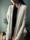Cardigan Long style – Beige - VIAMAJA.DK
