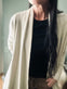 Cardigan Long style – Beige - VIAMAJA.DK