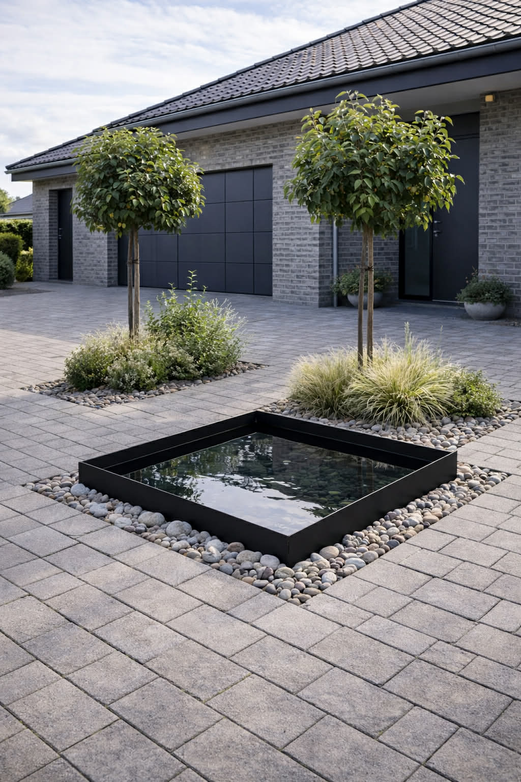 Speilbasseng Square - Black