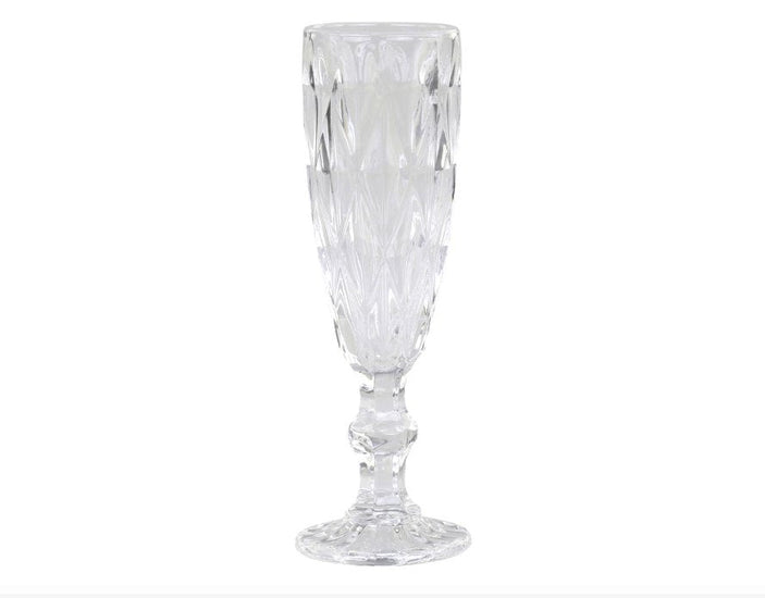 Champagneglas m. diamantudskæring - VIAMAJA.DK