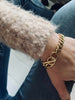 Chunky armbånd // Gullbelagt