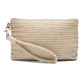 Clutch- ANNA med flettede detaljer - Sand - VIAMAJA.DK