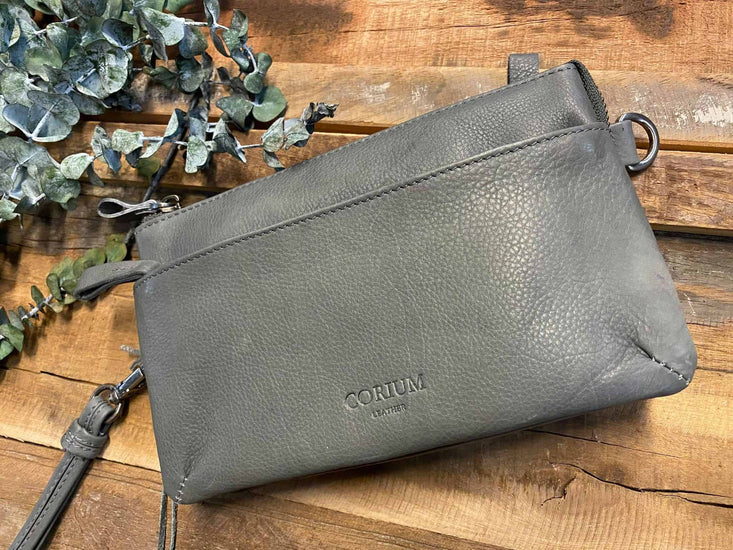 Clutch ASTA m. lang rem & strop, Grå - VIAMAJA.DK